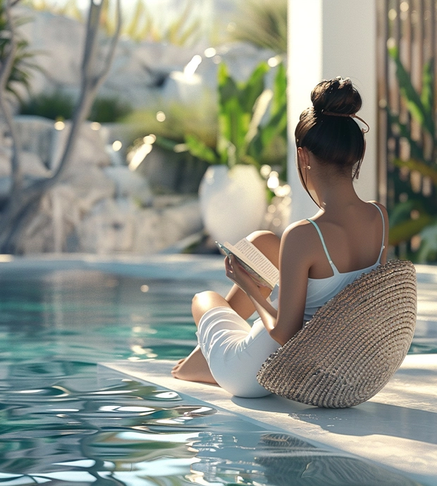 Resort-inspired pools